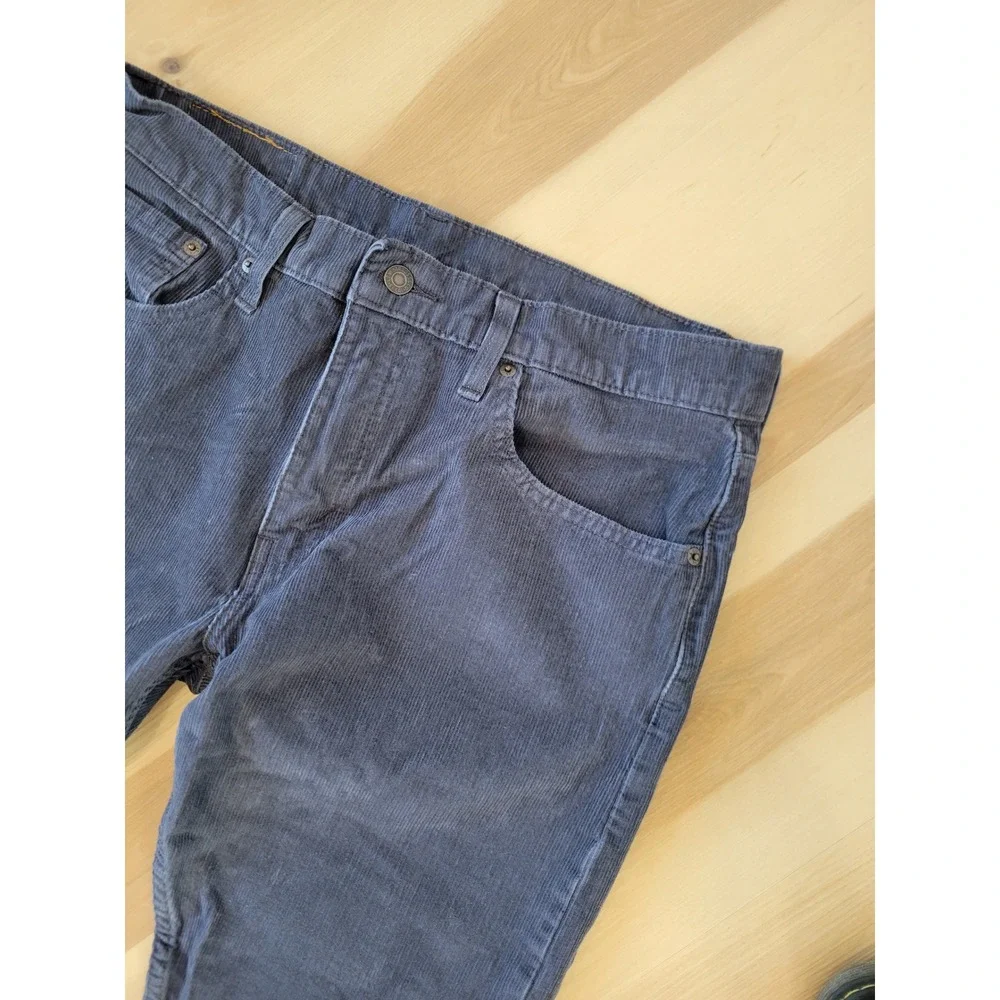 Levi's 502 Corduroy Pants Men's W33 L30 Regular Taper Workwear